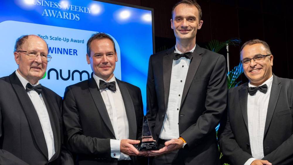 Monumo - Winners of The Business Weekly 'Technology Scale-up' prize.